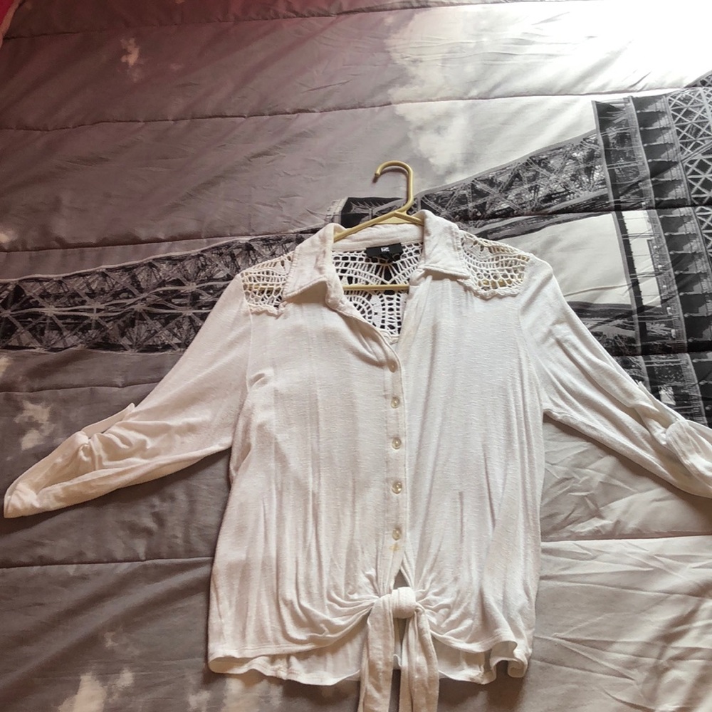 Soft Front Tie Top